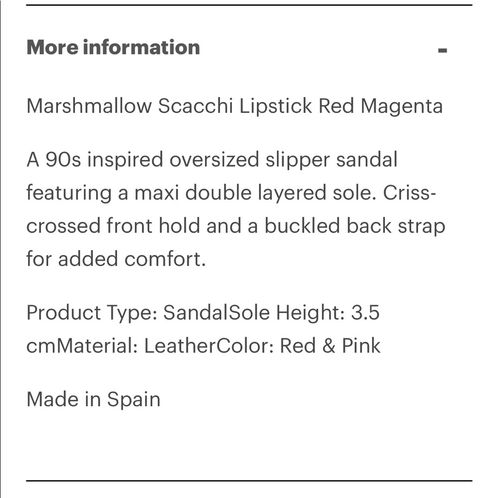 NWT Alohas Marshmallow Scacchi Sandal in Red & Pink - Picture 12 of 12
